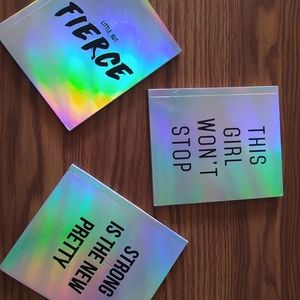 Stylish notepads with powerful message